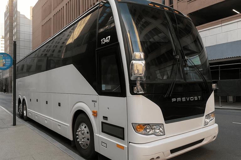 a Wellington Charter Bus coach bus