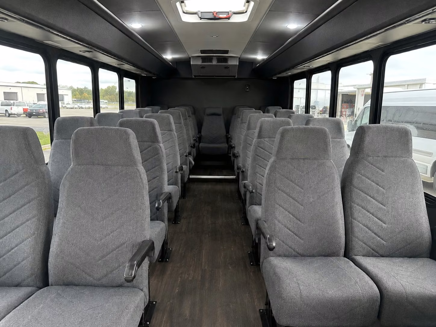 18 passenger minibus interior