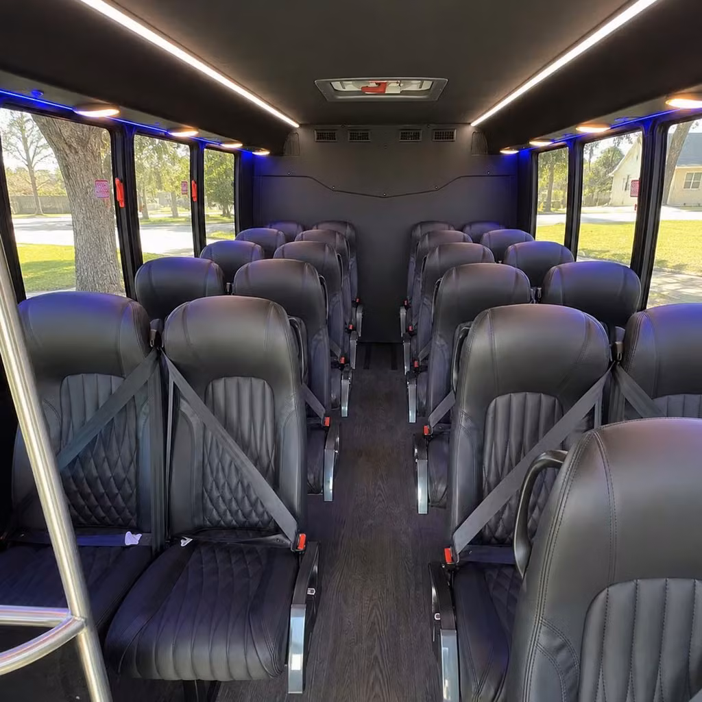 25 passenger minibus inside