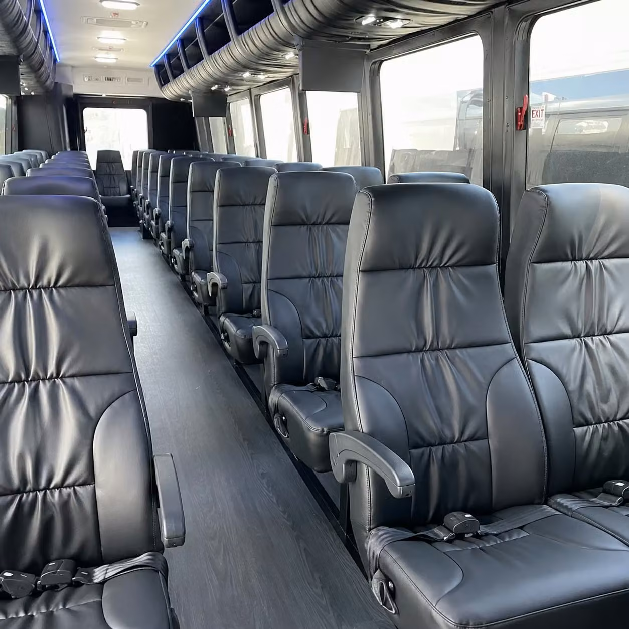 28 passenger minibus inside