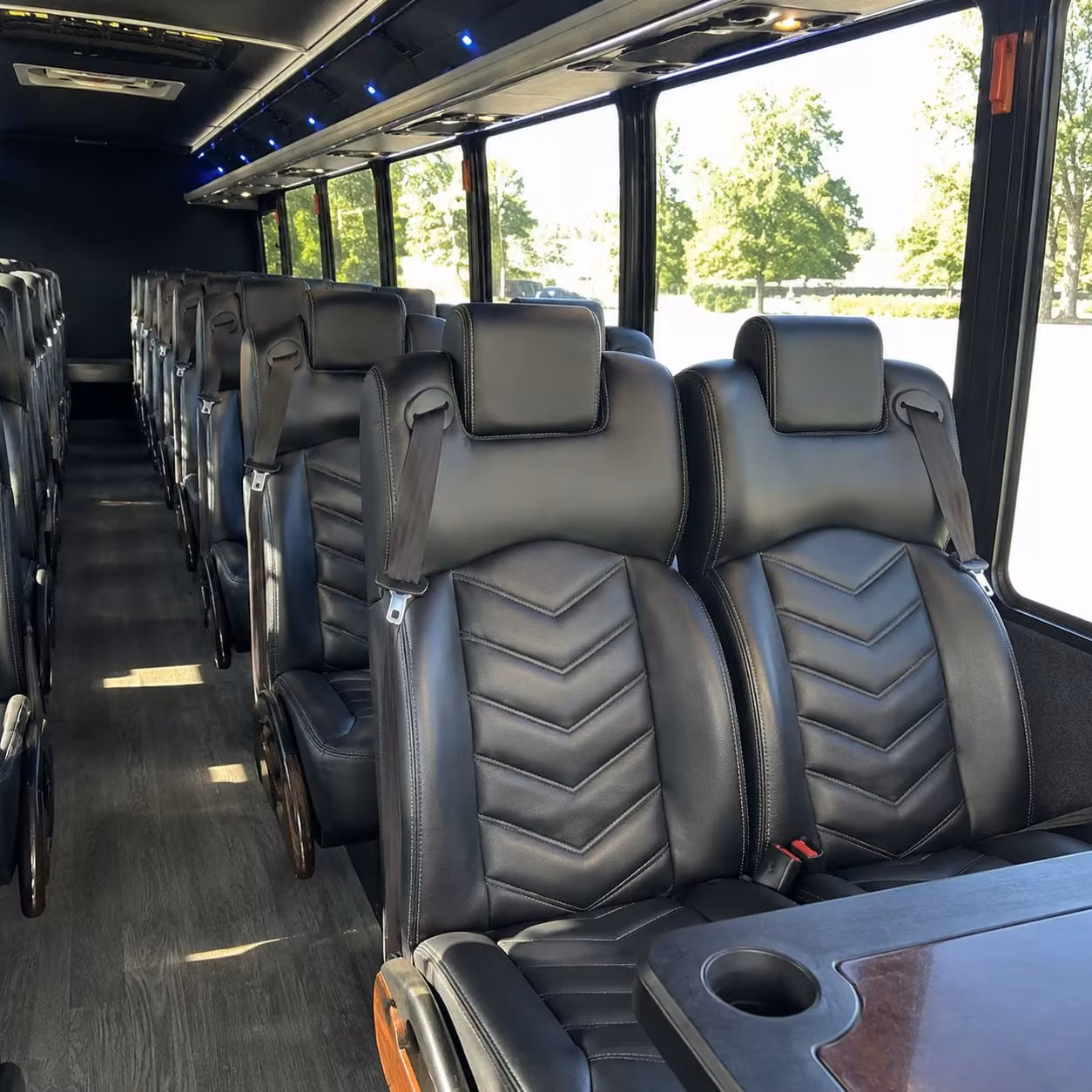 30 passenger minibus interior