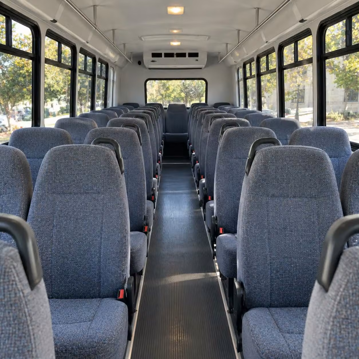 35 passenger minibus interior