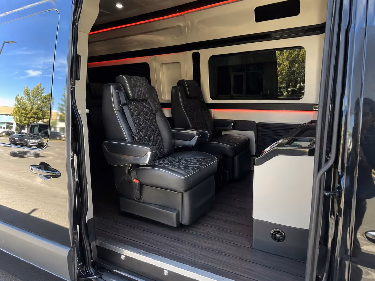 sprinter van with driver interior
