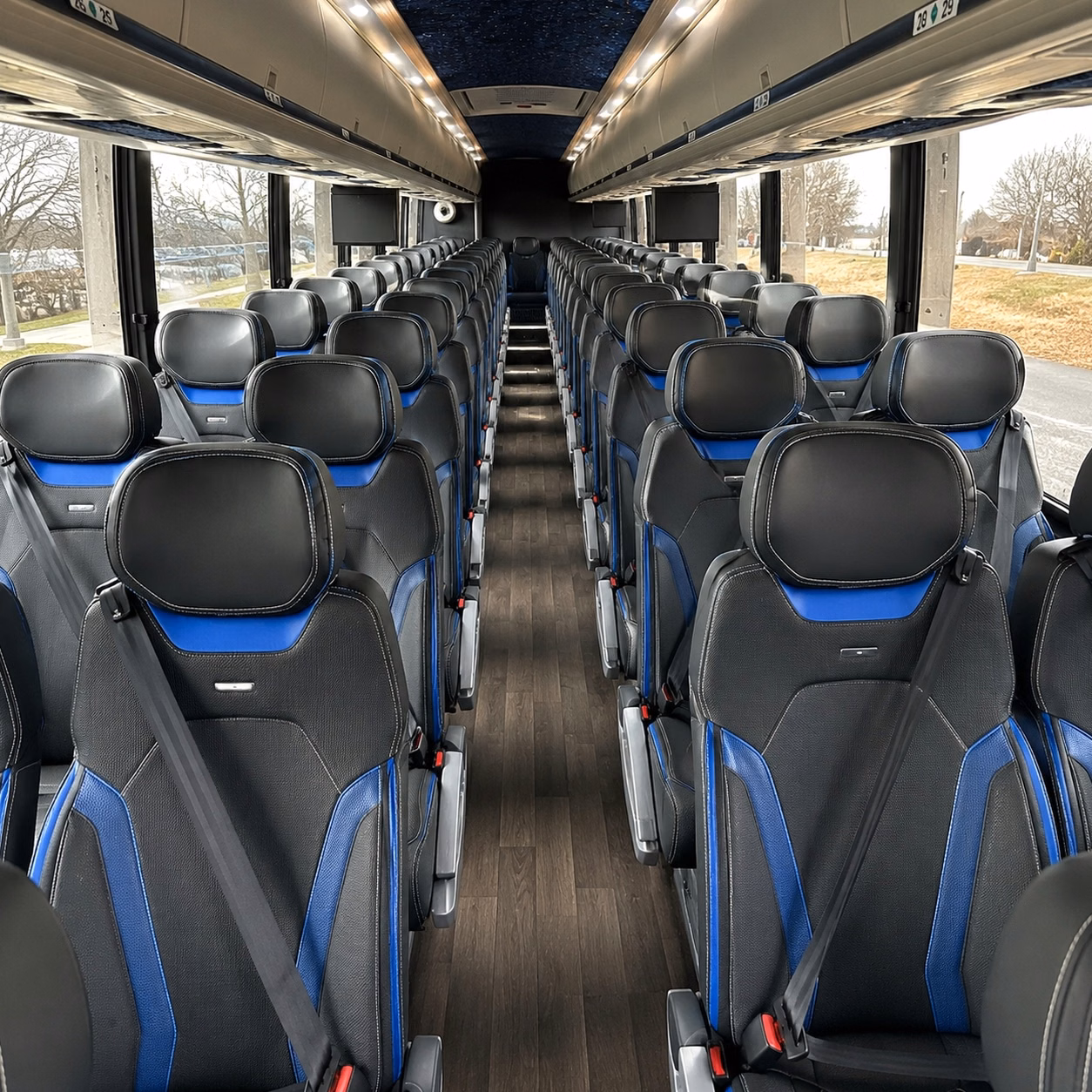 wellington 56 passenger charter bus rental