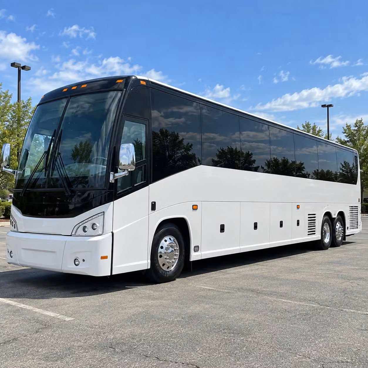 wellington charter bus rental exterior